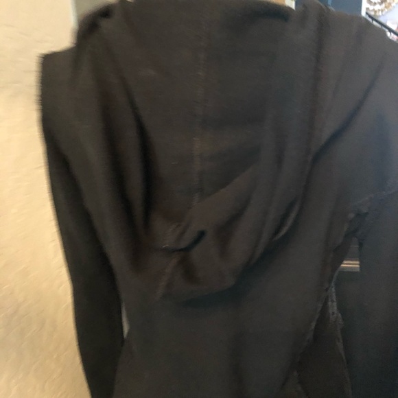 Black sweater with hoodie - Picture 2 of 4